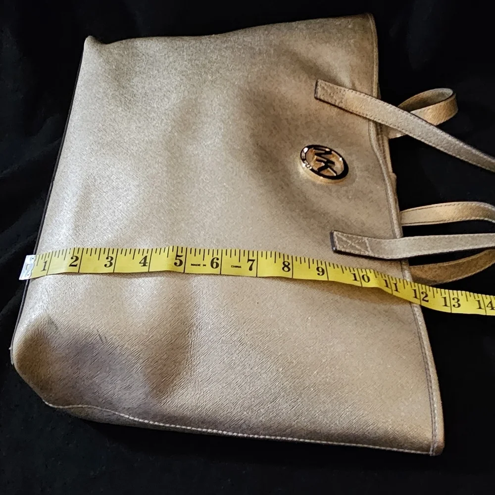 Michael Kors Gold Tote Bag